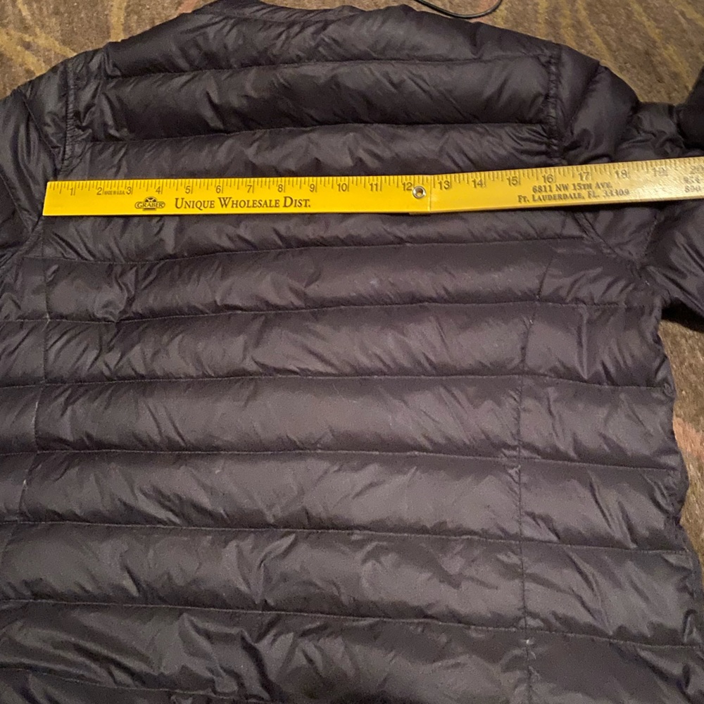 Lands End black/cream puffer jacket L - Picture 15 of 17